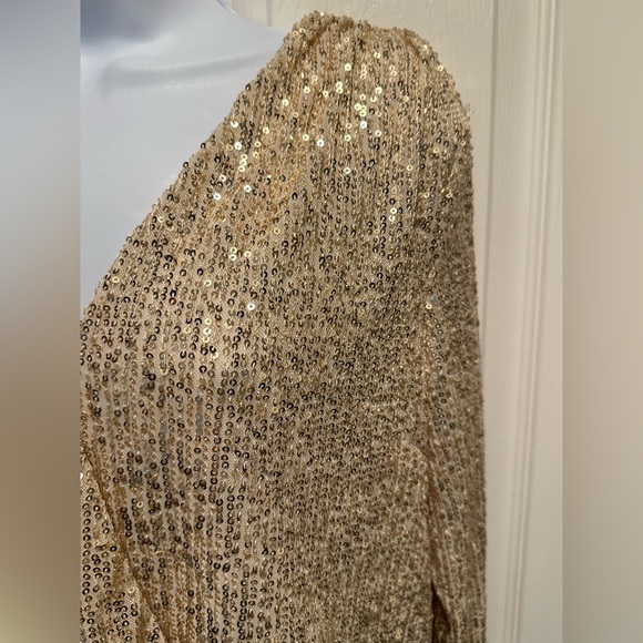 NWT Sincerely Jules sequin bodysuit size medium - Picture 3 of 11